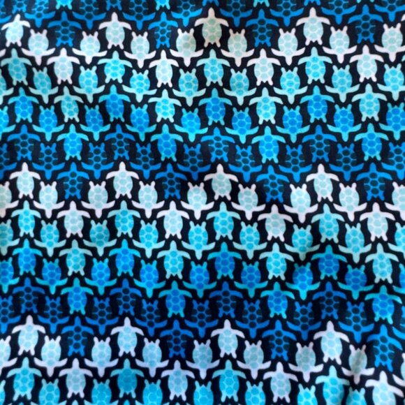 VILEBREQUIN Sea Turtles Swimsuit Girls 6 7 8 128cm NEW Blue Turtle Print NWT - Picture 5 of 11